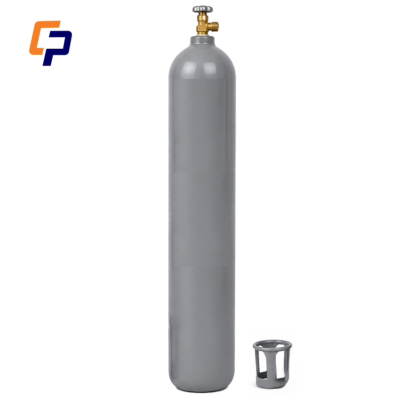 مخزن(کپسول) 40 لیتری ( O2-CO2-N2-Ar,…) با شیر و کاپ